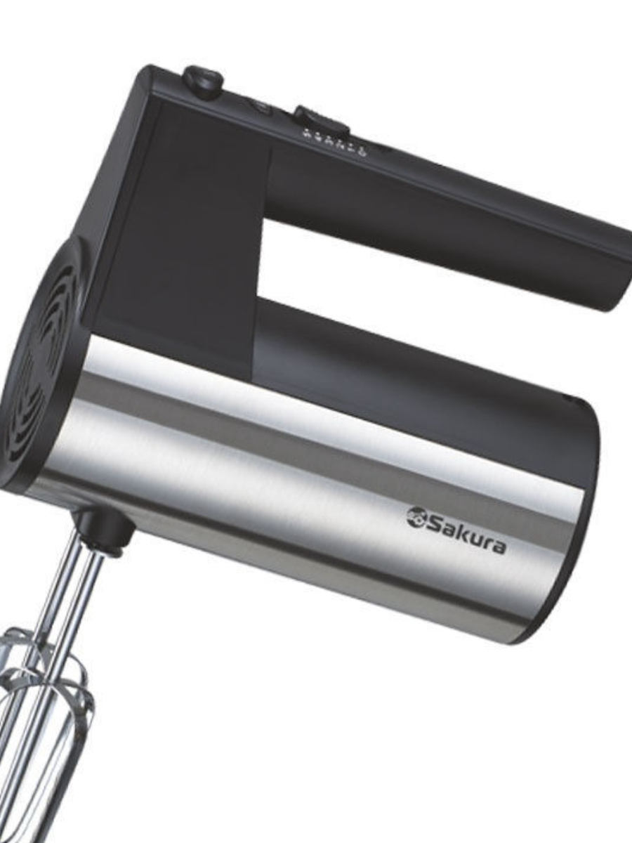 Миксер Sakura SA-6323SBK серебристый купить,NaN