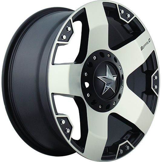  Комплект дисков Buffalo BW-775 6х135-139.7 R17х9 СВ106.3 ЕТ-12 machined-face-w__blk-windows купить,NaN