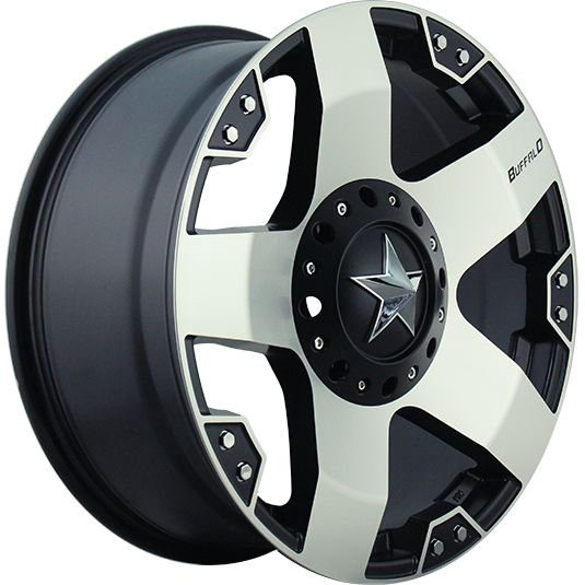  Комплект дисков Buffalo BW-775 6х135-139.7 R17х9 СВ106.3 ЕТ-12 machined-face-w__blk-windows купить,NaN