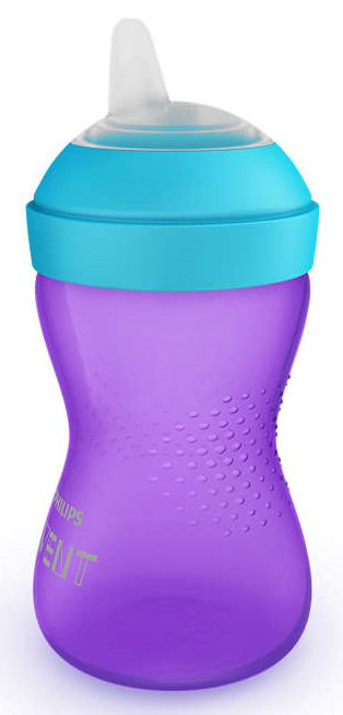Чашка с носиком Avent SCF802/02 300мл фиолетовая купить,NaN