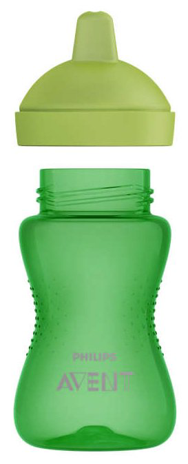 Чашка с носиком Avent SCF804 03 9м+ 300 мл зеленая купить,NaN
