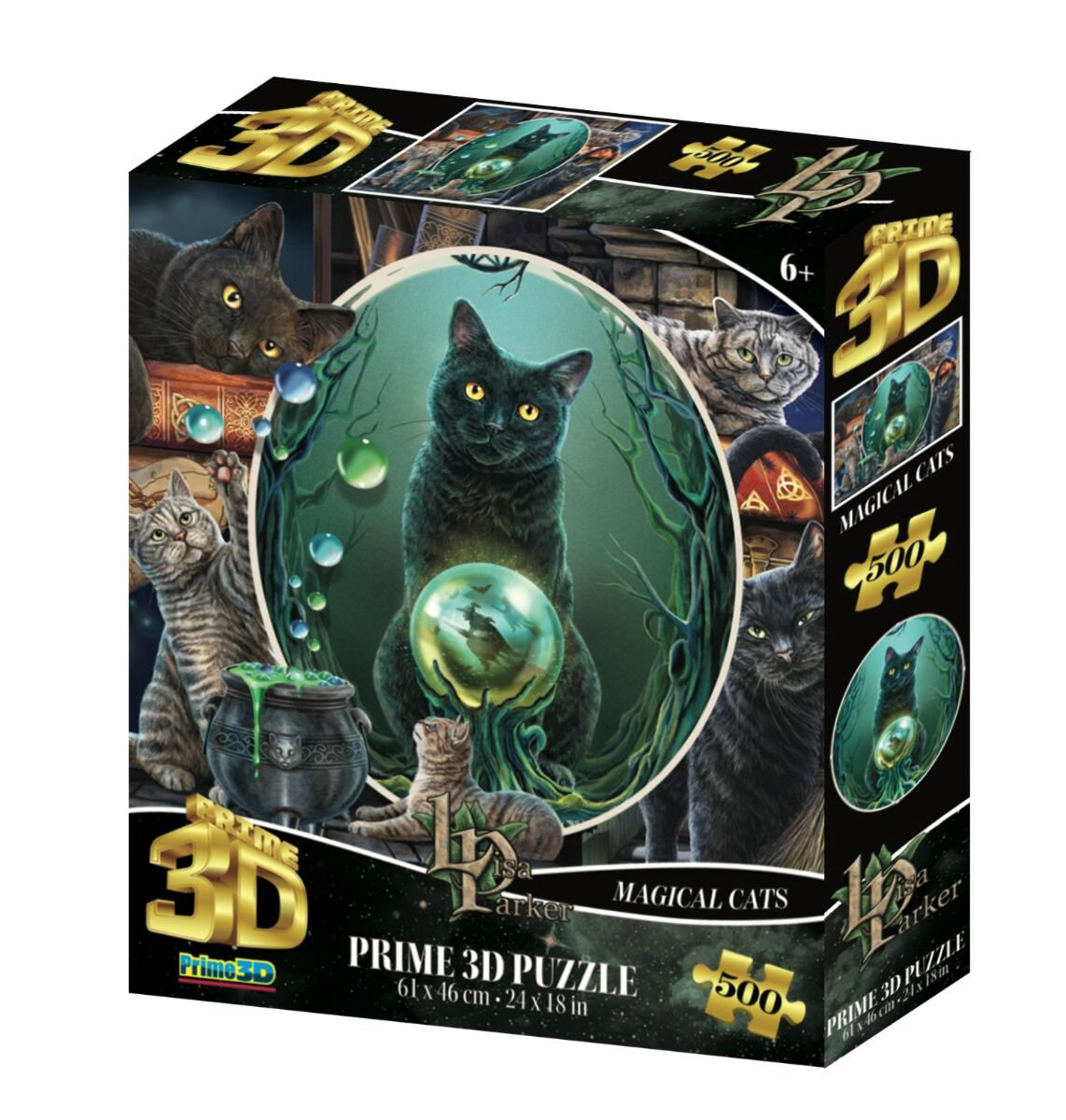 Пазлы Prime3D Super 3D Коллаж Кошки 500эл купить,NaN