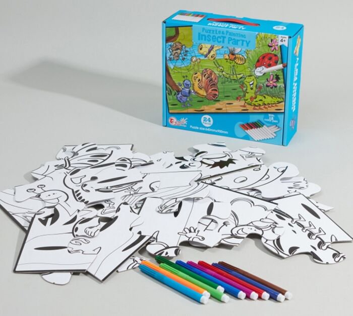 Пазлы Puzzles Вечеринка насекомых 24 детали купить,NaN