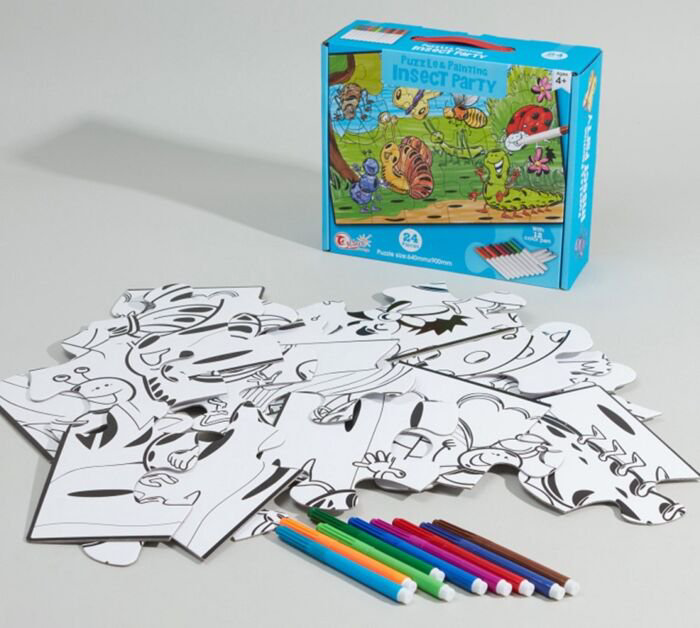 Пазлы Puzzles Вечеринка насекомых 24 детали купить,NaN