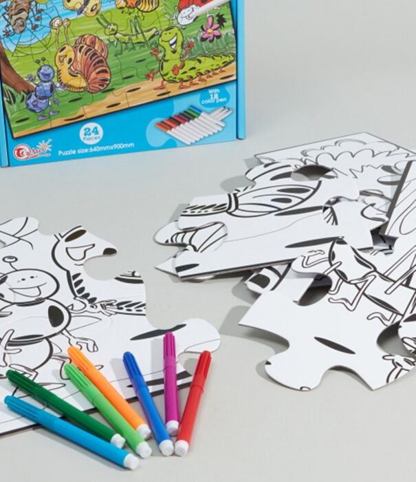 Пазлы Puzzles Вечеринка насекомых 24 детали купить,NaN