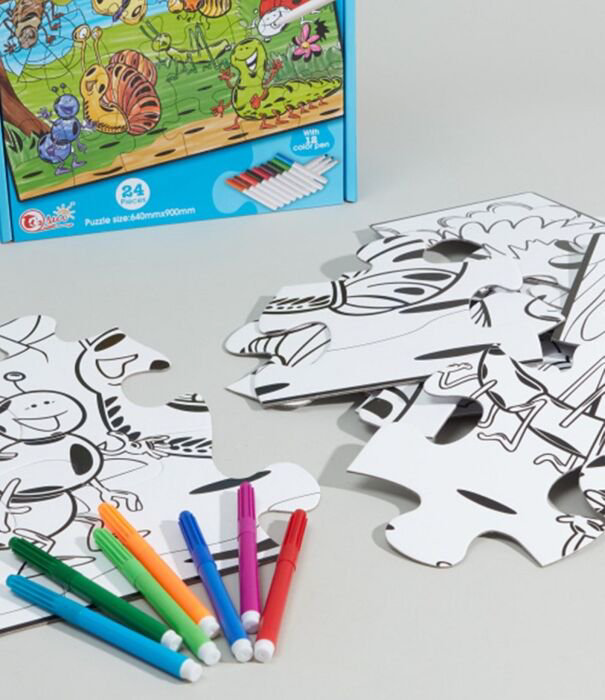 Пазлы Puzzles Вечеринка насекомых 24 детали купить,NaN