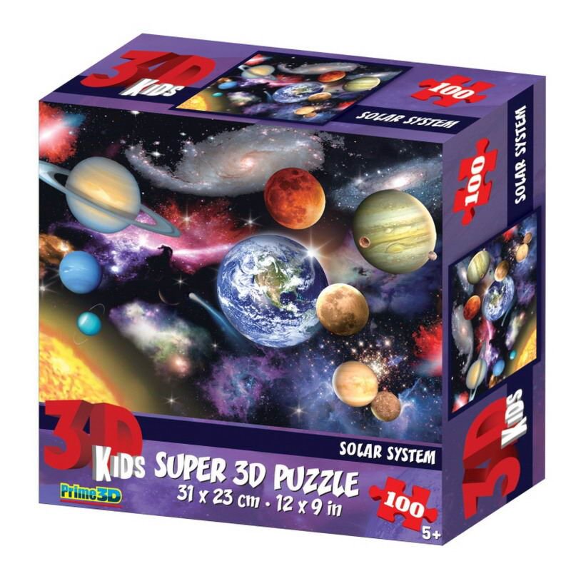 Пазлы Prime3D Super 3D Планеты 100дет купить,NaN