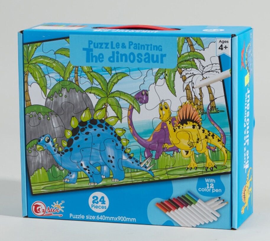 Пазлы Puzzles Динозавр 24дет купить,NaN