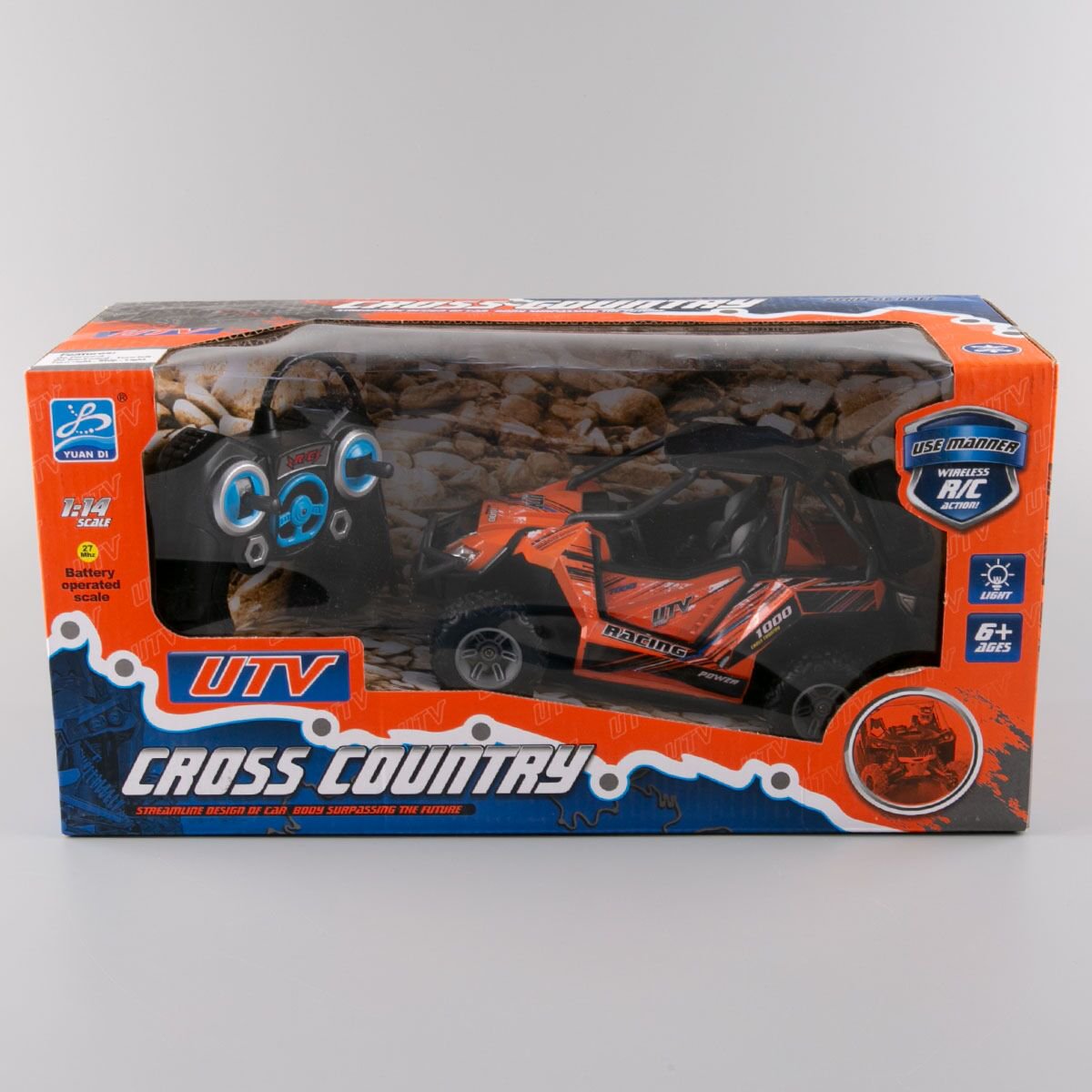 Машинка Cross Country 1:14  Багги  YD898-MT1918/OR оранжевая купить,NaN