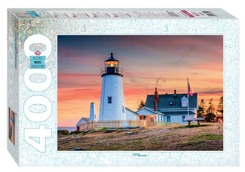 Пазл Step Puzzle США. Маяк на Пемаквид Пойнт 4000эл купить,NaN