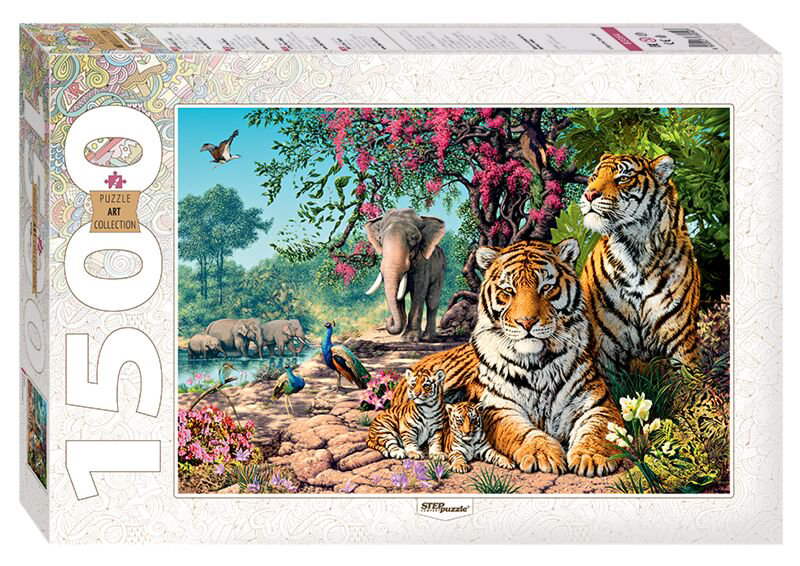 Пазл Step Puzzle Тигры 1500эл купить,NaN