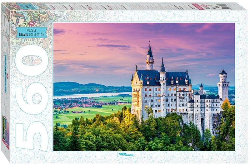 Пазл Step Puzzle Замок Бавария 560дет купить,NaN
