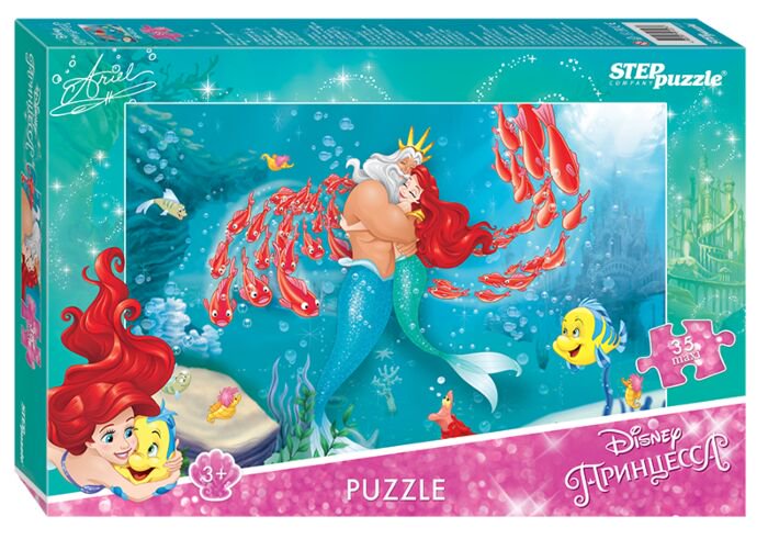 Пазлы Step Puzzle maxi  Русалочка-2 35эл купить,NaN