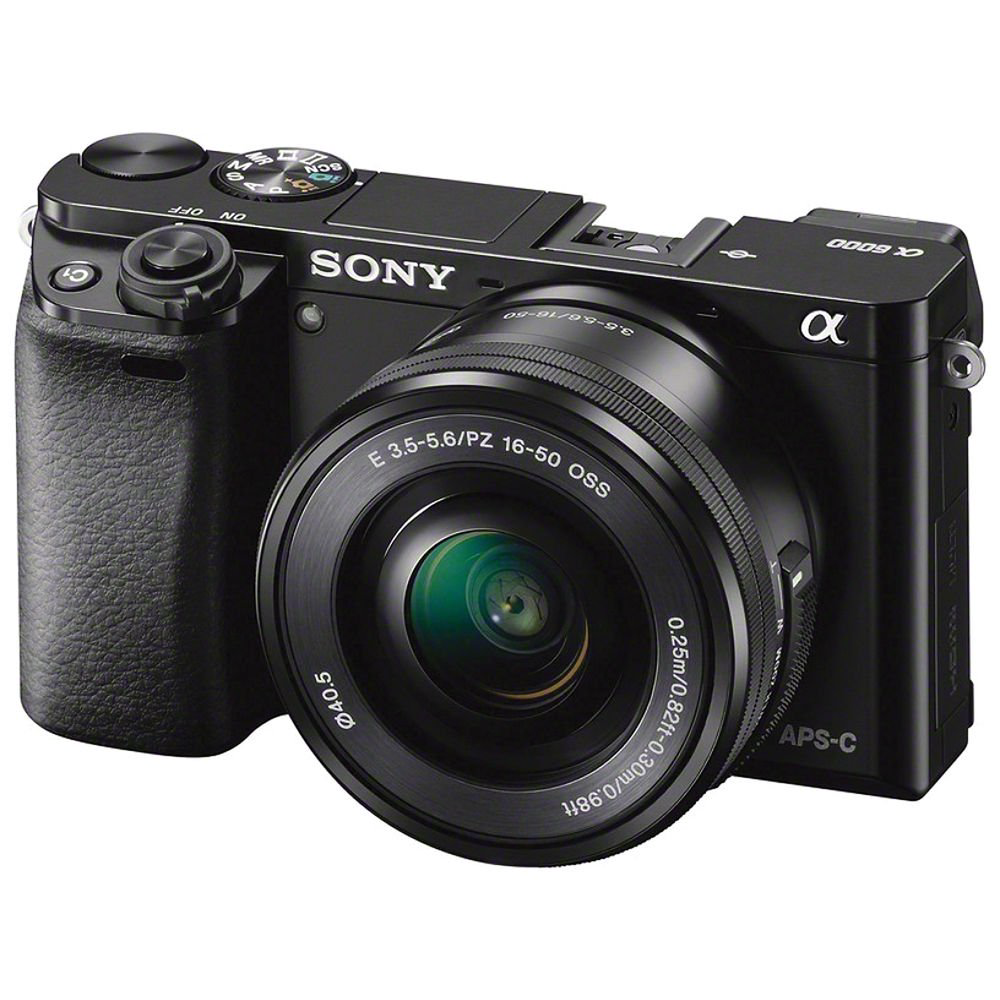 Фотокамера Sony Alpha ILCE-6000LB Kit 16-50mm ILCE6000LB.CEC черный купить,NaN
