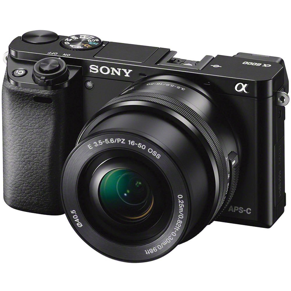 Фотокамера Sony Alpha ILCE-6000LB Kit 16-50mm ILCE6000LB.CEC черный купить,NaN