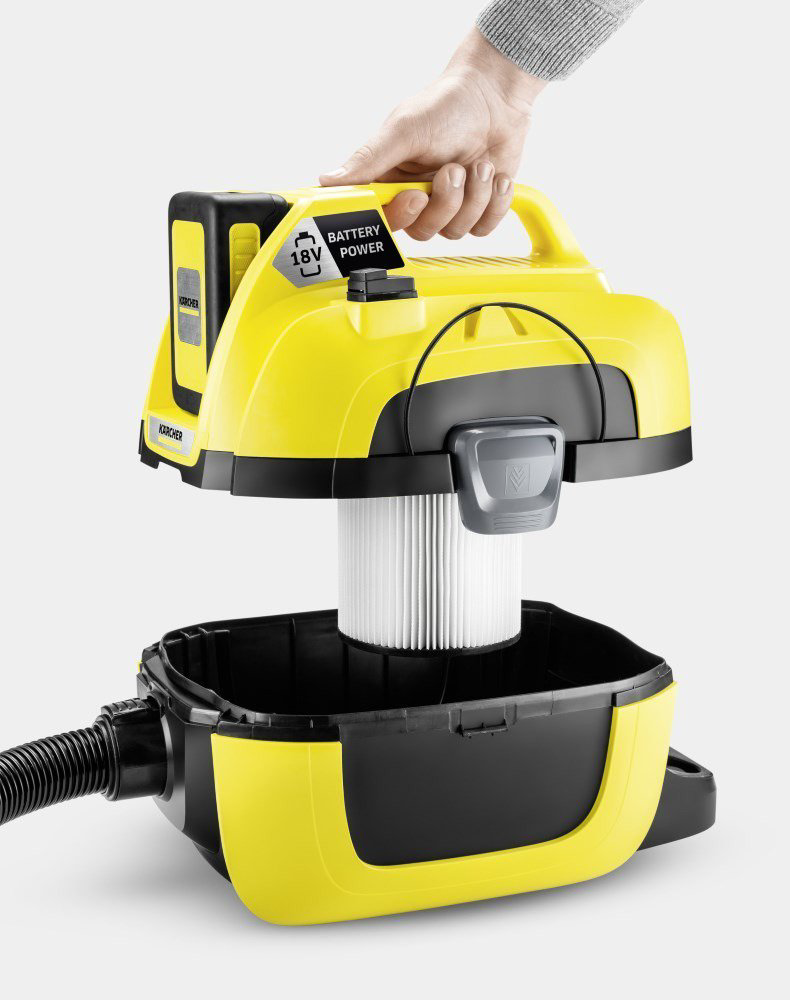 Промышленный пылесос Karcher WD 1 Compact Battery Set купить,106990