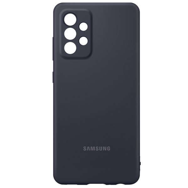 Чехол Samsung Silicone Cover для Galaxy A52 | A52 5G EF-PA525TBEGRU черный купить,NaN