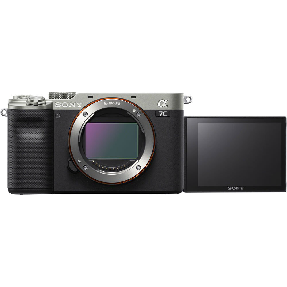 Фотоаппарат Sony Alpha ILCE-7C ILCE7CB.CEC серебристый купить,NaN