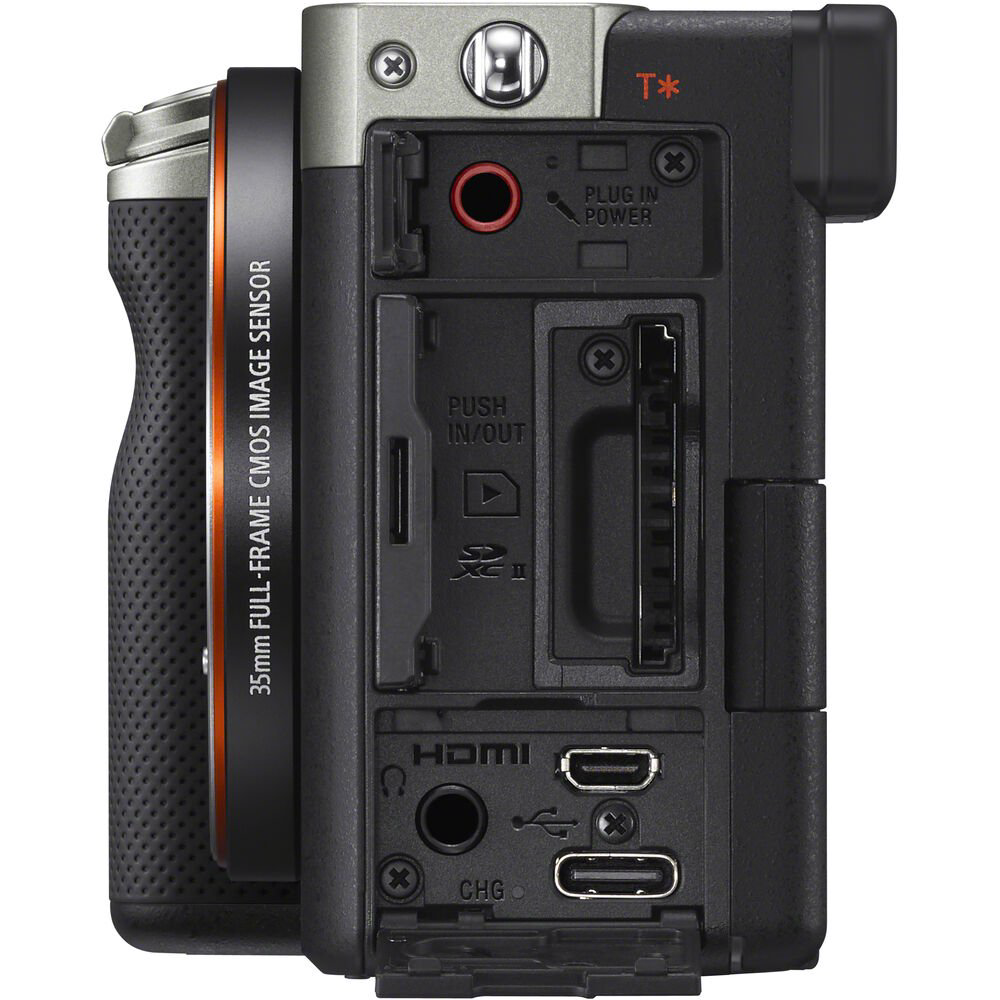 Фотоаппарат Sony Alpha ILCE-7C ILCE7CB.CEC серебристый купить,NaN