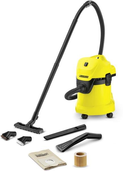 Промышленный пылесос Karcher WD 3 Car 1.628-115.0 желтый - ForteMarket Промышленный пылесос Karcher WD 3 Car 1.628-115.0 желтый купить,0