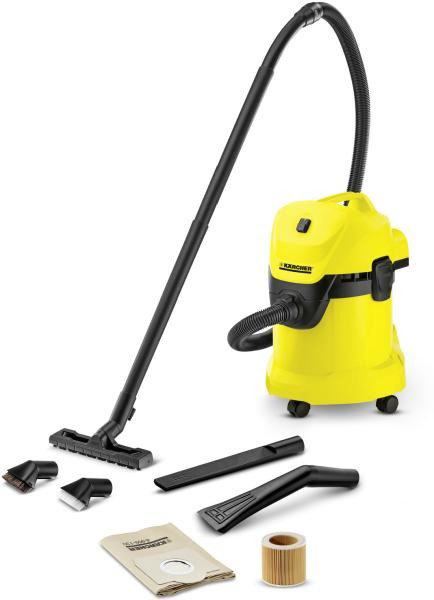 Промышленный пылесос Karcher WD 3 Car  1.628-115.0  желтый купить,NaN