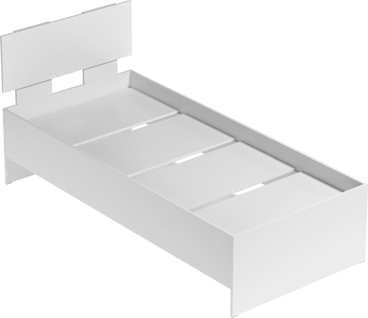 Кровать Мебель Азии Медина белая 90x200 см купить,NaN