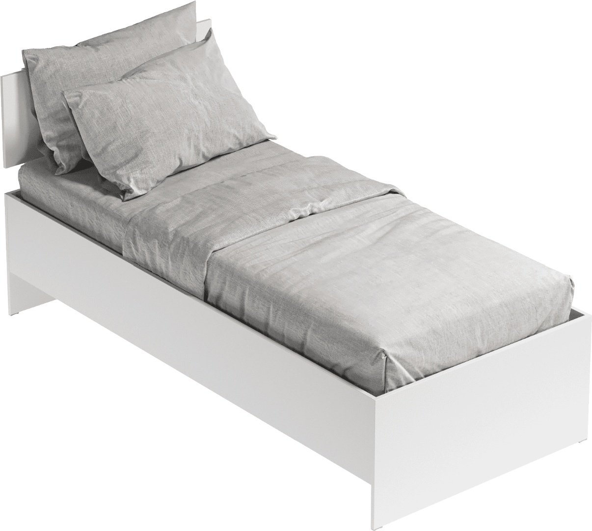 Кровать Мебель Азии Медина белая 90x200 см купить,NaN