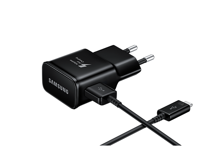 Зарядное устройство Samsung EP-TA20EBECGRU черное