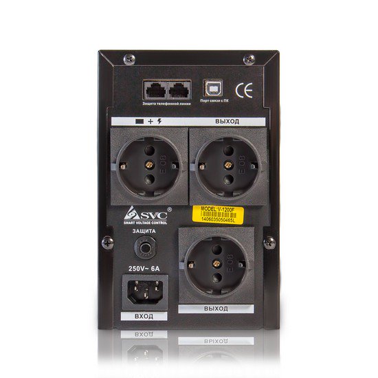 Источник бесперебойного питания SVC V-1200-F черный
