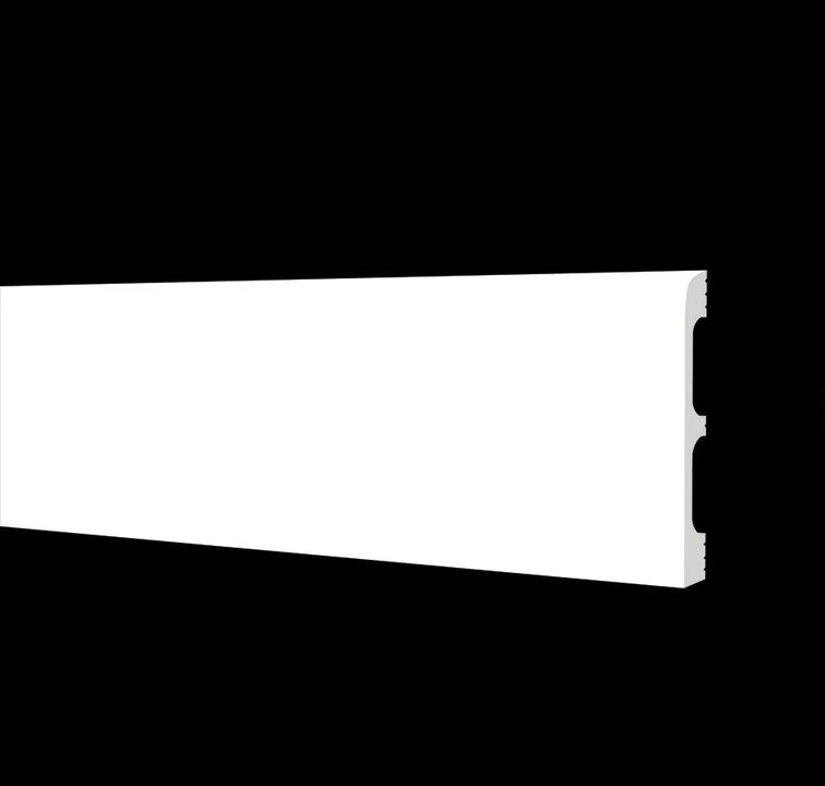 Плинтус напольный Decor-Dizayn DD706 80х13х2000/23 белый