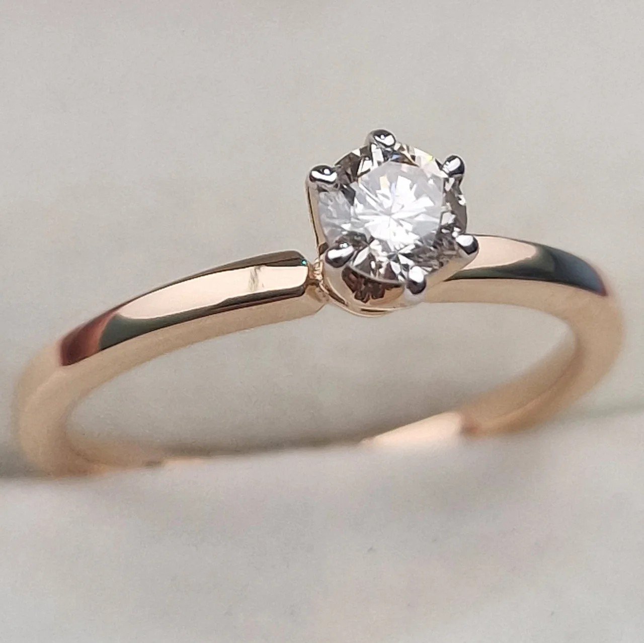 Кольцо Deimantas 106798256 17р 2,16гр 0,28ct. купить,NaN