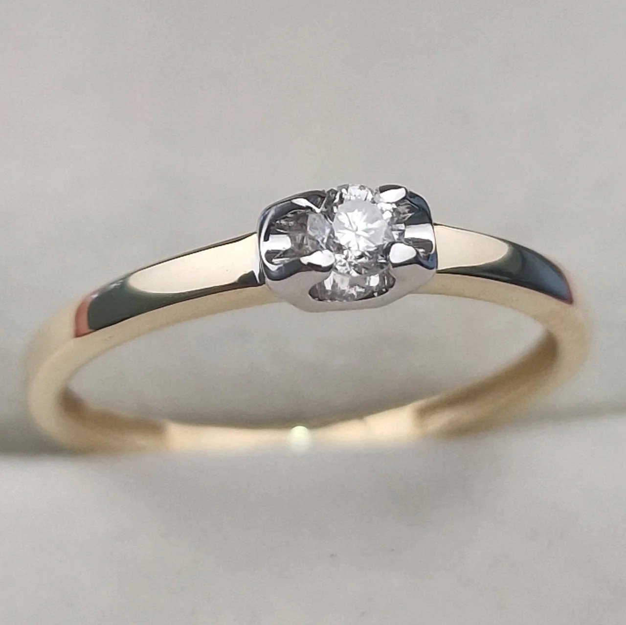 Кольцо Deimantas 106798231 16,5р 1,58гр 0,12ct. купить,NaN