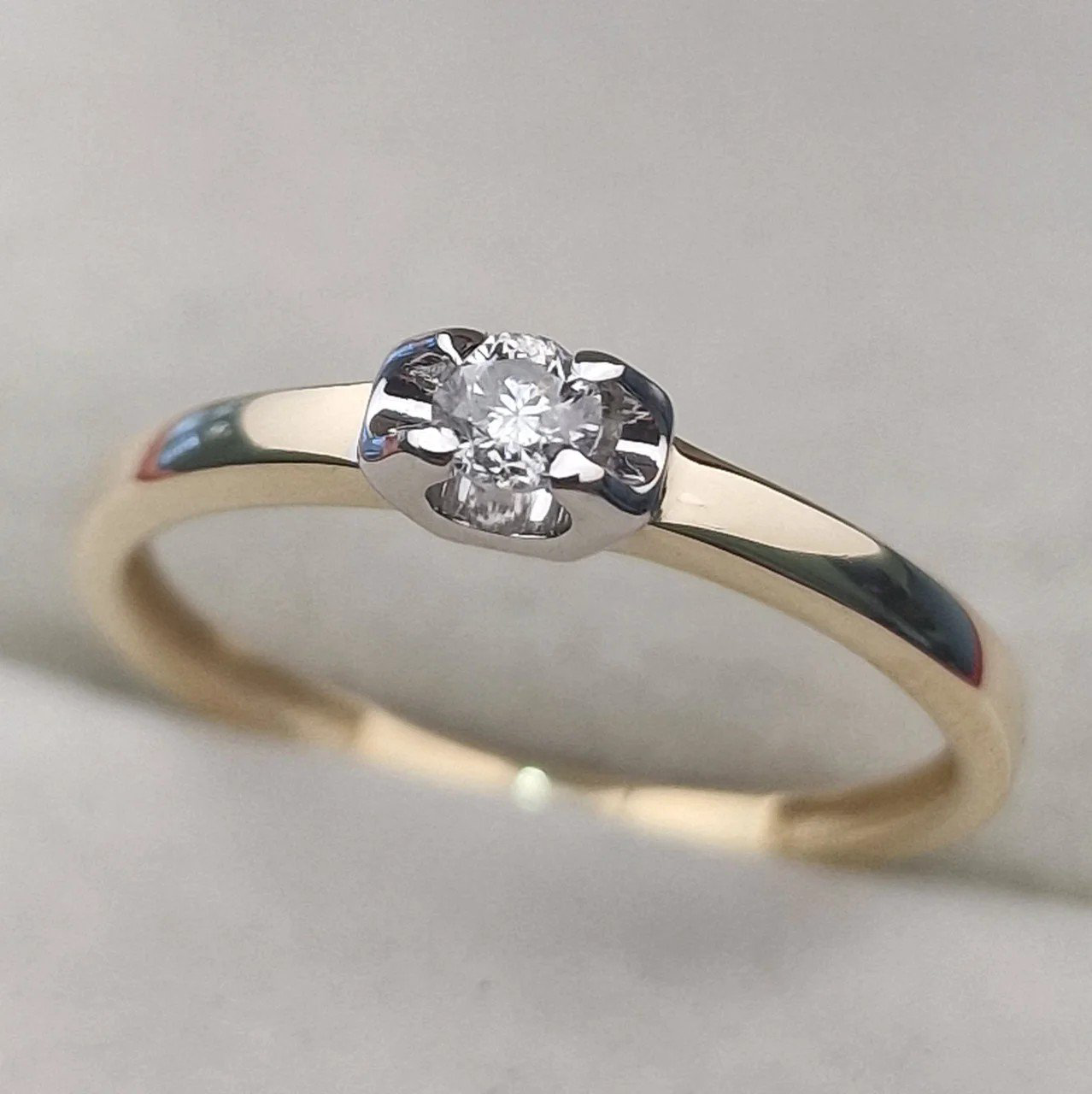 Кольцо Deimantas 106798231 16,5р 1,58гр 0,12ct. купить,NaN