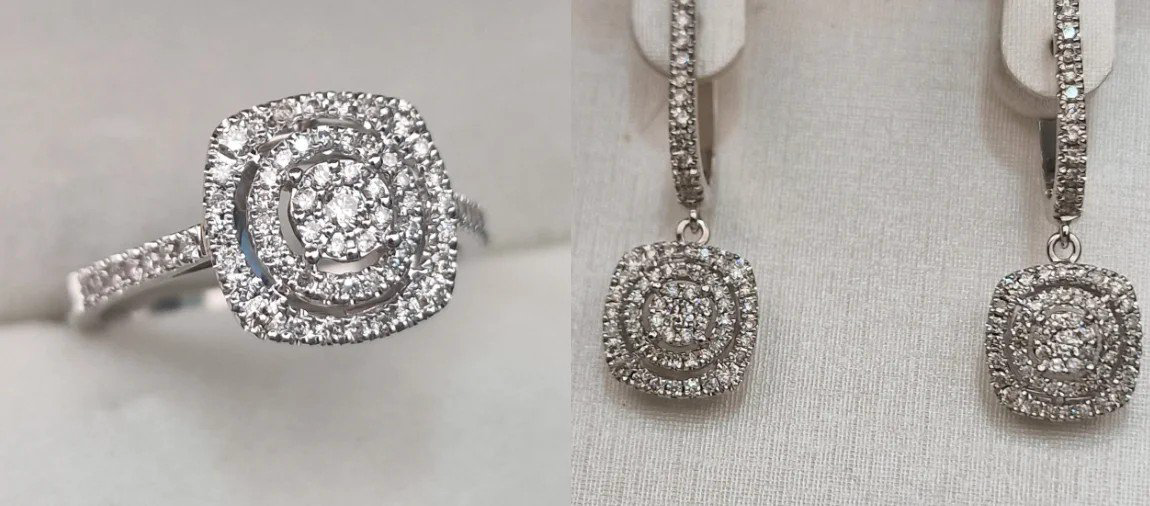Комплект Deimantas 106621019 17р 0,41ct 0,90ct. купить,NaN