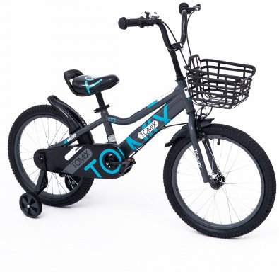 Велосипед  2 колесный Tomix  Junior Captain 14 серый купить,NaN