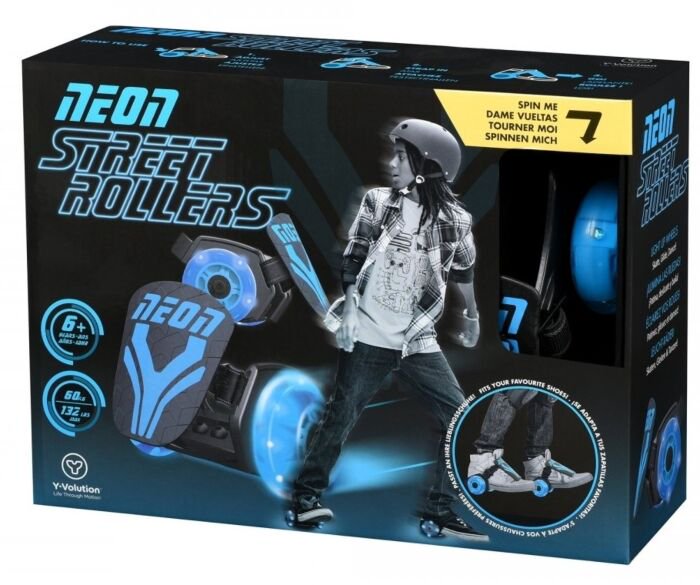 Ролики-пяточные NEON Street Roller голубые купить,NaN