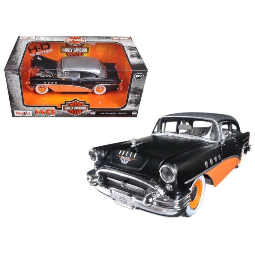 Модель автомобиля Maisto Harley-Davidson 1:24 H-D Custom-Buick Century купить,NaN