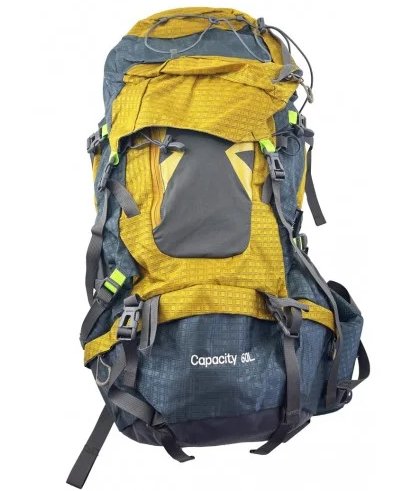 Рюкзак Chanodug FX-8853 60L Yellow Grey