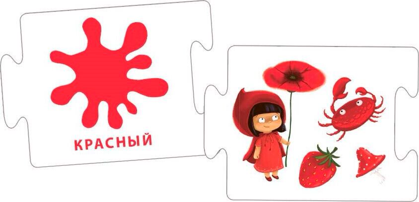  Пазл  Робинс Счет, Цвета, Формы