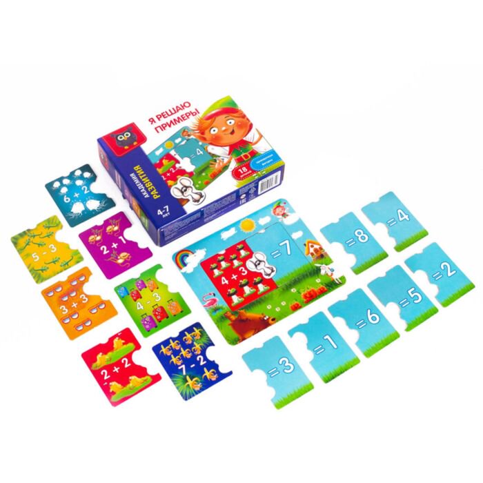 Настольная игра Vladi Toys Я решаю примеры купить,NaN