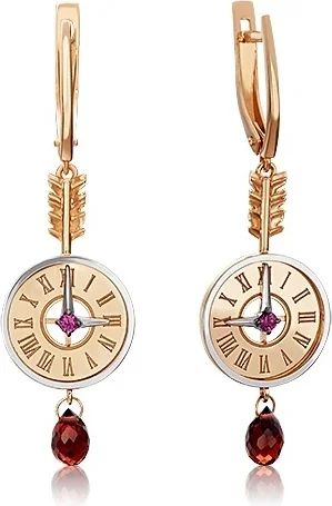 Серьги Platina 02-4717-00-204-1111-75 Tan 4.86гр купить,NaN
