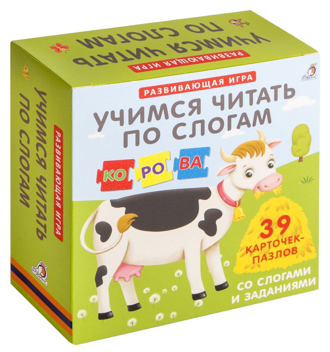  Пазл  Робинс  Учимся читать по слогам купить,NaN