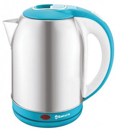 Электрочайник Sakura SA-2164WBL 2.5л голубой купить,NaN