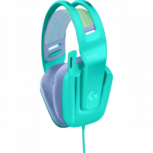 Наушники Logitech G335 981-001024 Mint бирюзовые купить,29990