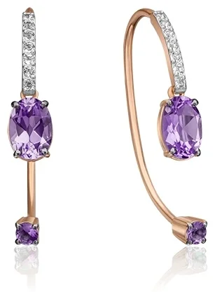 Серьги Platina 02-4365-00-225-1110-57 2.38гр купить,NaN