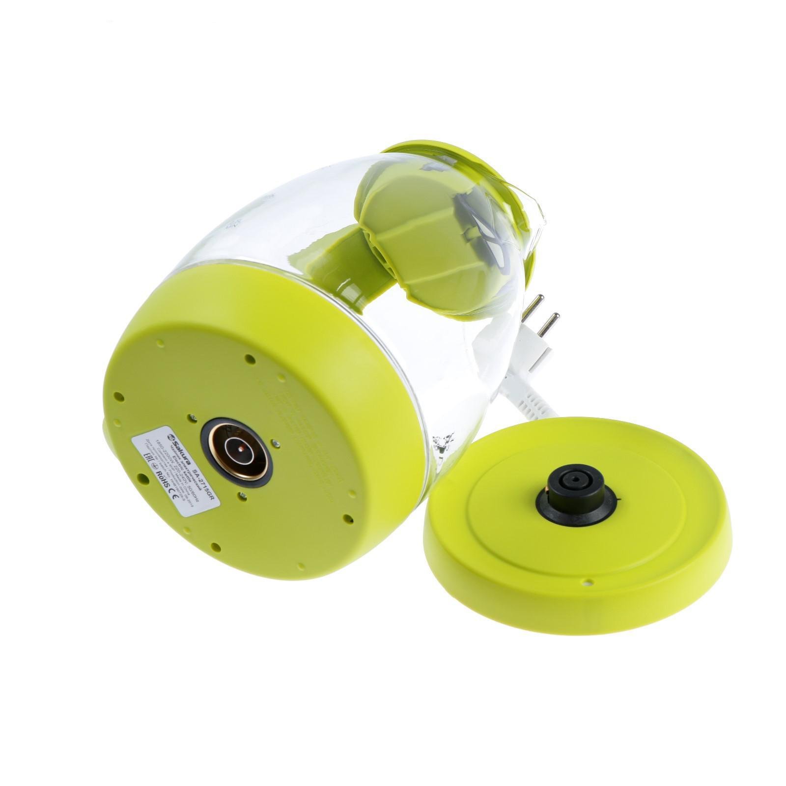 Электрочайник Sakura SA-2715GR 1.7л зеленый купить,0
