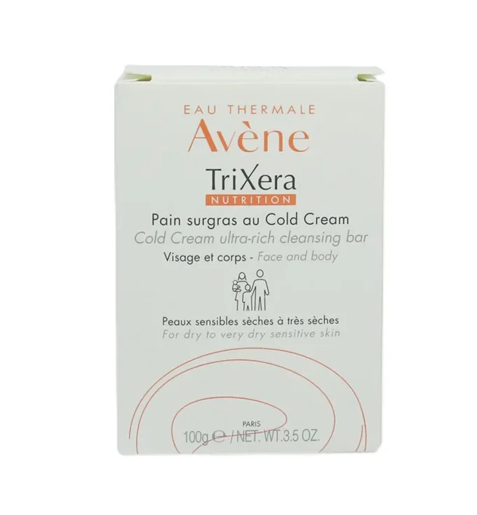 Мыло кусковое Avene Trixera Nutrition Cold Cream 100 гр