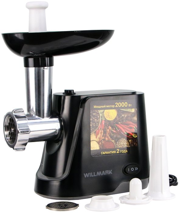 Мясорубка Willmark WMG-2013B черная