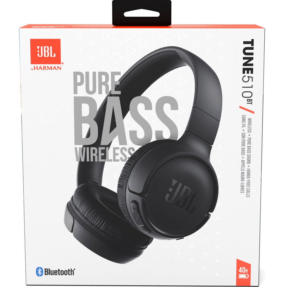 Наушники JBL Tune 510 BT JBLT510BTBLK черные купить,NaN