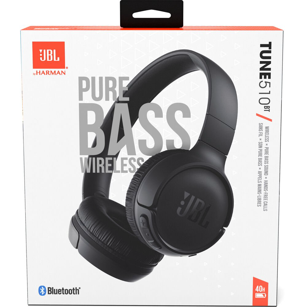 Наушники JBL Tune 510 BT JBLT510BTBLK черные купить,NaN